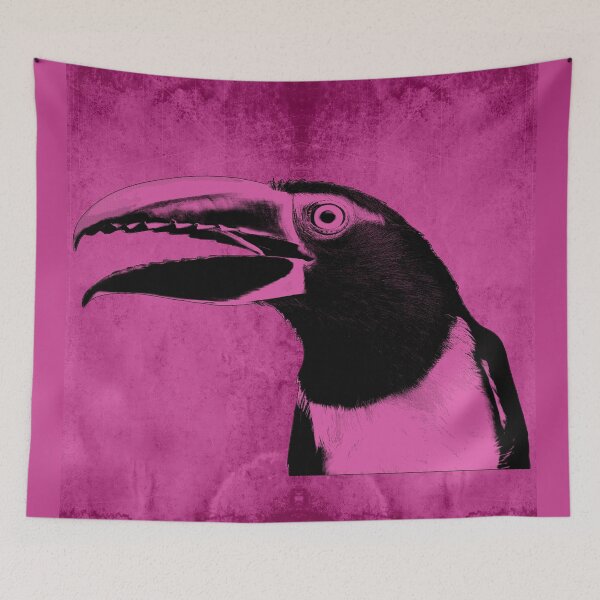 Item preview, Pink Aracari Toucan with Open Serrated Bill designed and sold by Ghoul Enterprises.