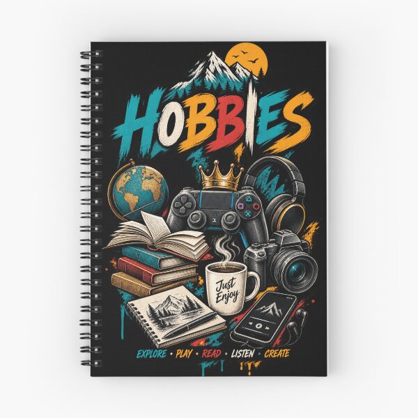 Item preview, Hobbies Explore Play Read Listen Create Gamer Reader Artist Life Art designed and sold by Shakhbata-1.