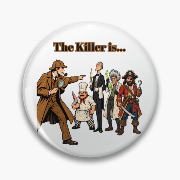 Item preview, The Killer Is - Funny Mystery Book Lover Gift - Detective Humor - Reader Shirt designed and sold by ImaginariaEstudioShop.
