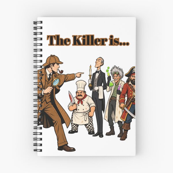 Item preview, The Killer Is - Funny Mystery Book Lover Gift - Detective Humor - Reader Shirt designed and sold by ImaginariaEstudioShop.