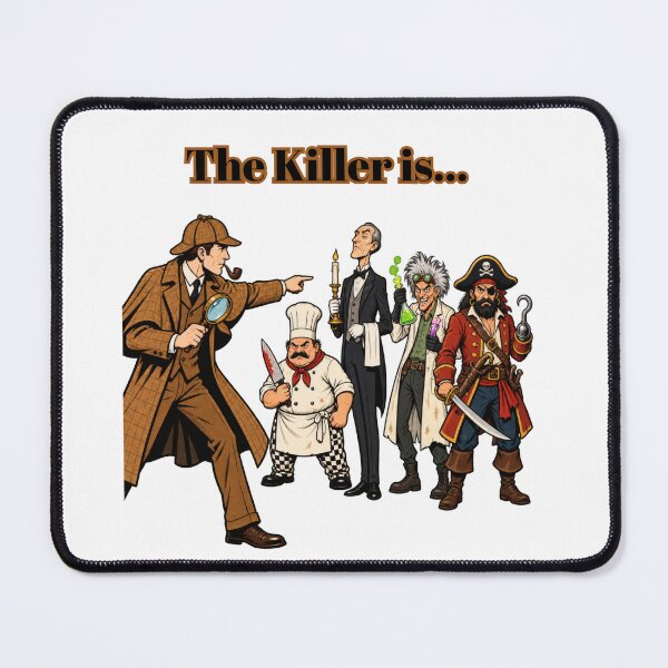 Item preview, The Killer Is - Funny Mystery Book Lover Gift - Detective Humor - Reader Shirt designed and sold by ImaginariaEstudioShop.
