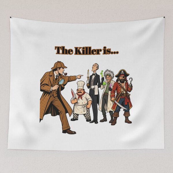 Item preview, The Killer Is - Funny Mystery Book Lover Gift - Detective Humor - Reader Shirt designed and sold by ImaginariaEstudioShop.
