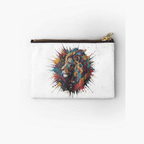 Item preview, "Wild Spirit" - Geometric Lion Illustration & Streetwear designed and sold by yassinecavali.