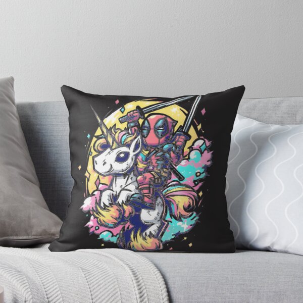 Item preview, Deadpool Riding Unicorn Chibi Art ⭐⭐⭐⭐⭐ designed and sold by NewVision-Shop.