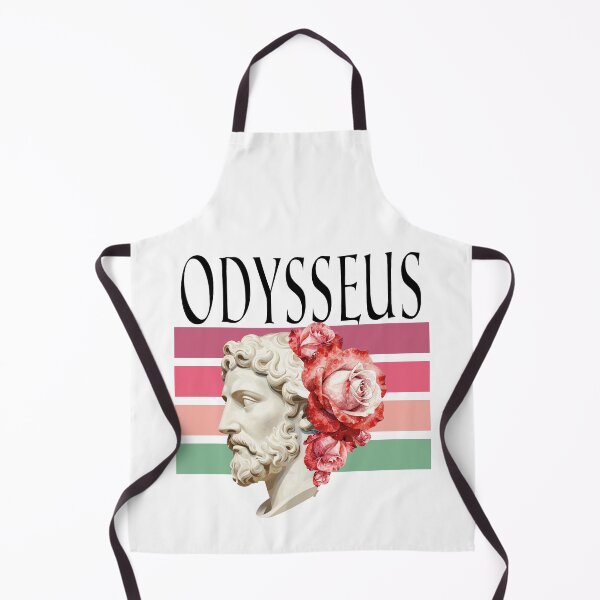 Item preview, Odysseus Ancient Greek Statue Watercolor Roses designed and sold by WildArtIT.