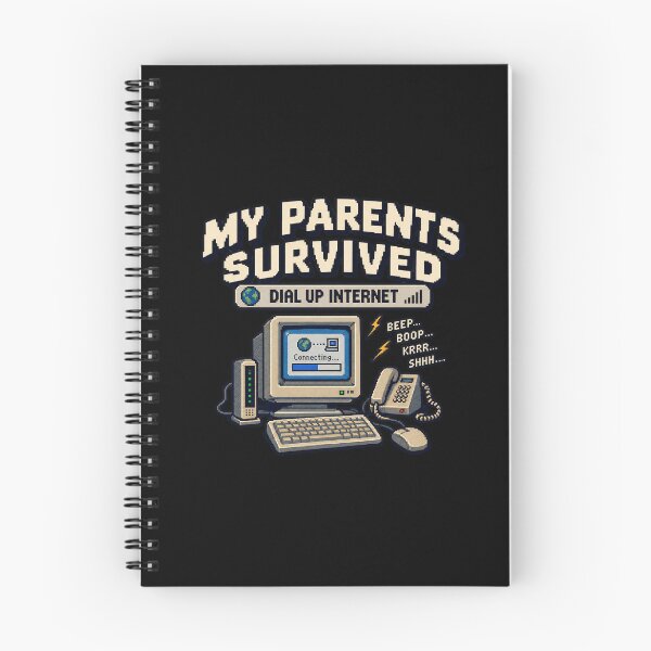 Item preview, My Parents Survived Dial Up Internet – Retro Pixel Tech designed and sold by BYVOK.