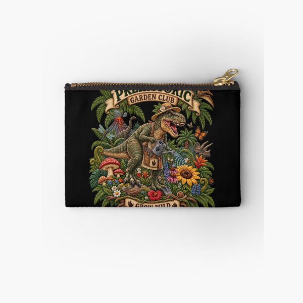 Item preview, T-Rex Prehistoric Garden Club – Funny Embroidered Dinosaur Gardener Art designed and sold by Emoji Emblems.