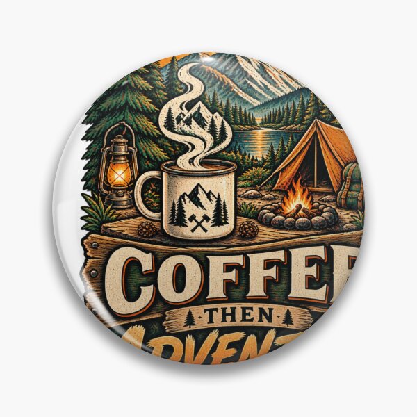 Item preview, Coffee Then Adventure Vintage designed and sold by CodePaws Creations.