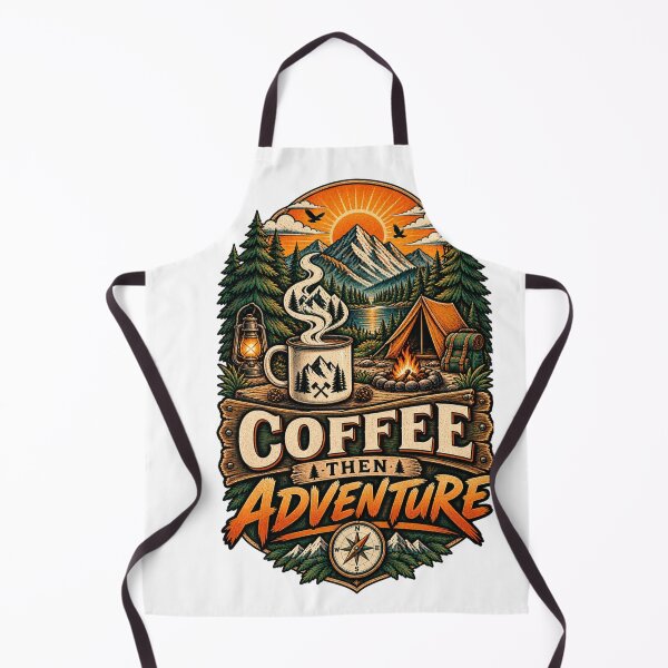 Item preview, Coffee Then Adventure Vintage designed and sold by CodePaws Creations.