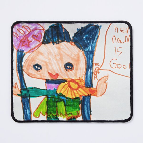 Item preview, Her Name is GooGo - Whimsical Kids Art Character designed and sold by TwoLinesArt.