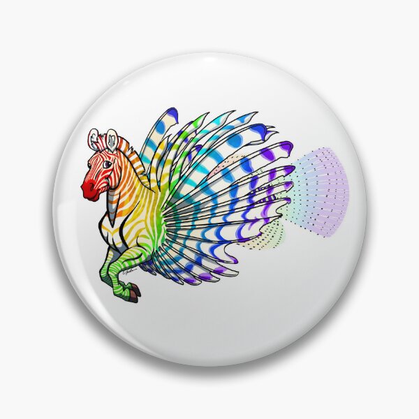 Item preview, Rainbow Zebralionfish designed and sold by CJordanEquine.