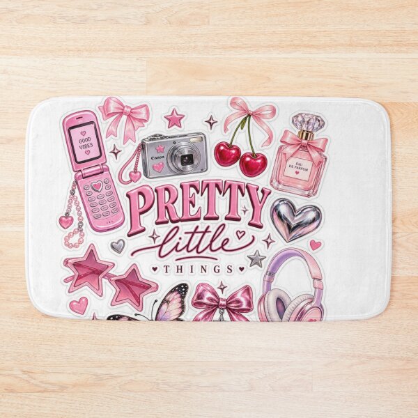 Item preview, Pretty Little Things Y2K Aesthetic Sticker | Cute Pink Retro Girl Collage designed and sold by TulipsArtDesigns .