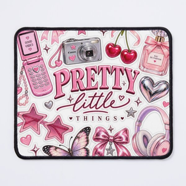 Item preview, Pretty Little Things Y2K Aesthetic Sticker | Cute Pink Retro Girl Collage designed and sold by TulipsArtDesigns .