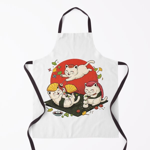 Item preview, Sushi Kitty Trio – Cute Japanese Food Cats designed and sold by Timegraf.