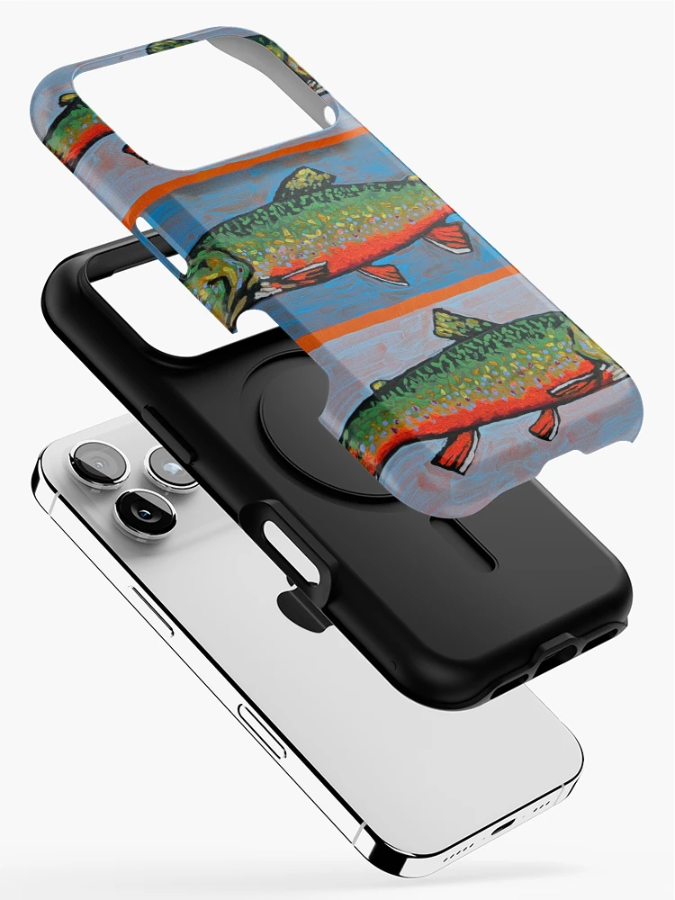 Thumbnail 2 of 4, iPhone Case, Brook Trout  designed and sold by RudyYoder.