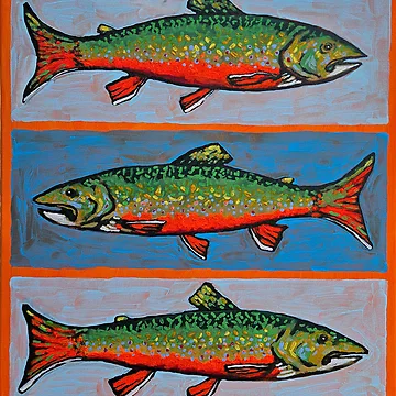 Artwork thumbnail, Brook Trout  by RudyYoder