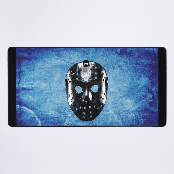 Item preview, Slasher Hockey Mask Blue Dark Halloween Horror designed and sold by Ghoul Enterprises.