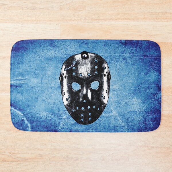 Item preview, Slasher Hockey Mask Blue Dark Halloween Horror designed and sold by Ghoul Enterprises.