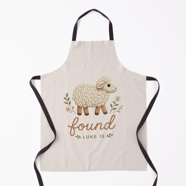 Item preview, Lost Sheep, Found Lamb Luke 15 Christian, Minimalist Religious, Baptism Gift, Faith Keepsake, Christian Gift designed and sold by Quiajia.