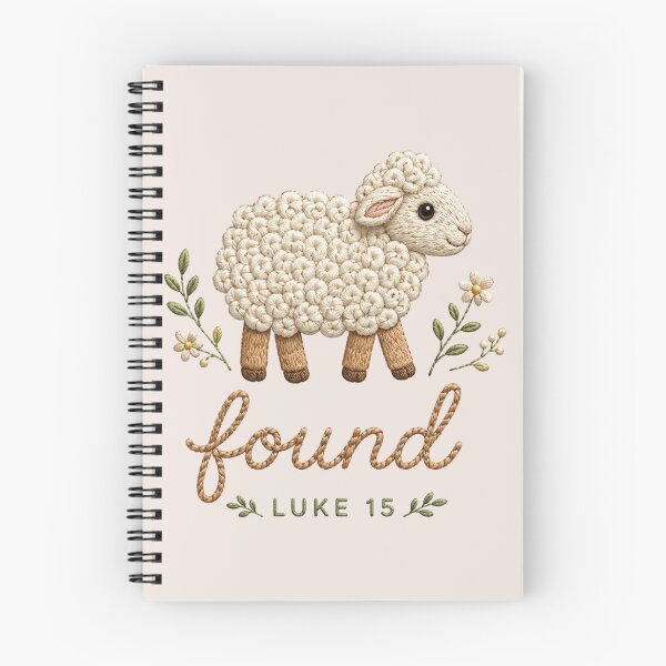 Item preview, Lost Sheep, Found Lamb Luke 15 Christian, Minimalist Religious, Baptism Gift, Faith Keepsake, Christian Gift designed and sold by Quiajia.