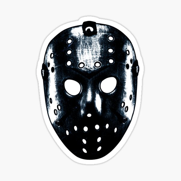 Item preview, Slasher Hockey Mask Blue Dark Halloween Horror designed and sold by Ghoul Enterprises.