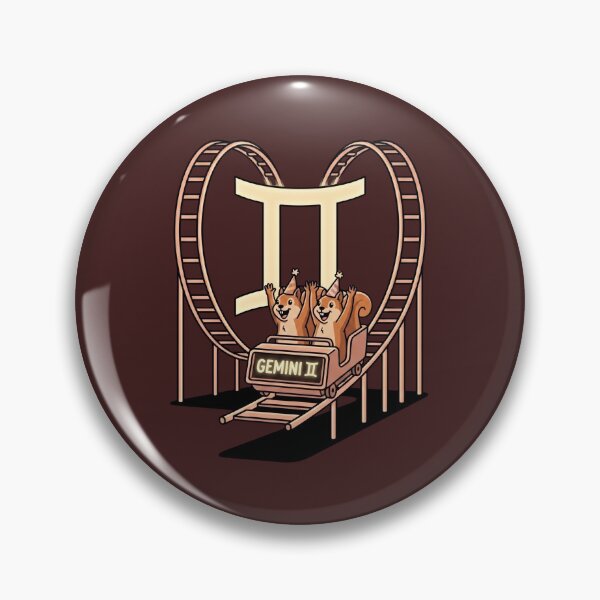 Item preview, Gemini Zodiac Twin Squirrels Roller Coaster Ride designed and sold by Rare By Hero.