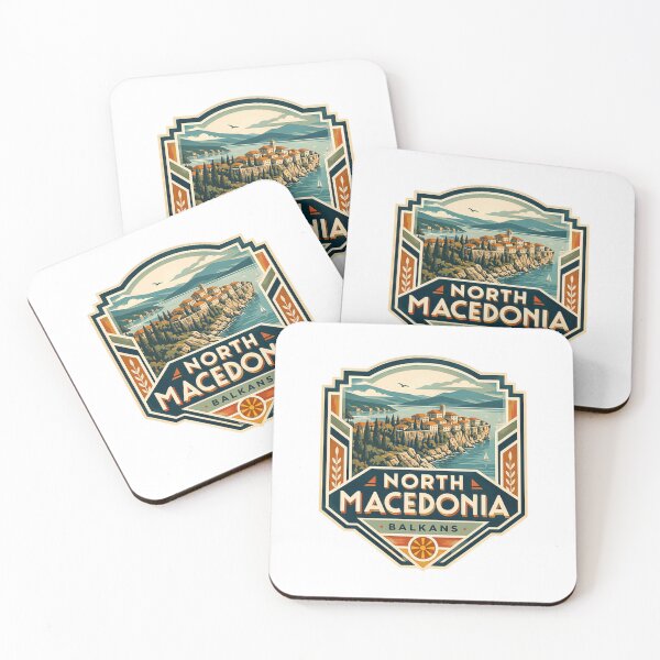 Item preview, North Macedonia Balkans Travel Vacation Souvenir designed and sold by Star3NowForMe.