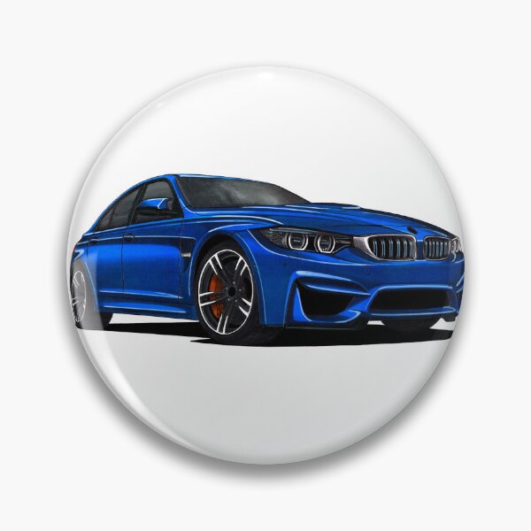 Item preview, Exclusive front part drawing legendary classic blue modified sport car F80 Sedan designed and sold by Cars23.