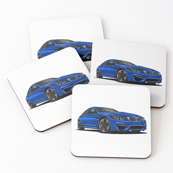 Item preview, Exclusive front part drawing legendary classic blue modified sport car F80 Sedan designed and sold by Cars23.