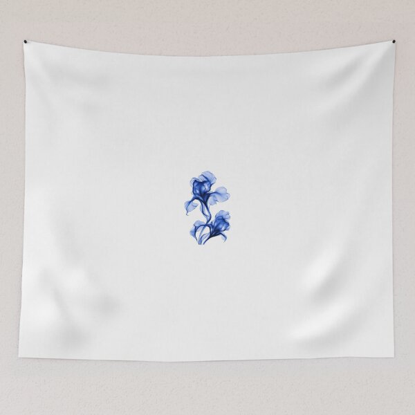 Item preview, Blue Iris Flower Botanical Floral Vintage Nature Design designed and sold by Brandady.