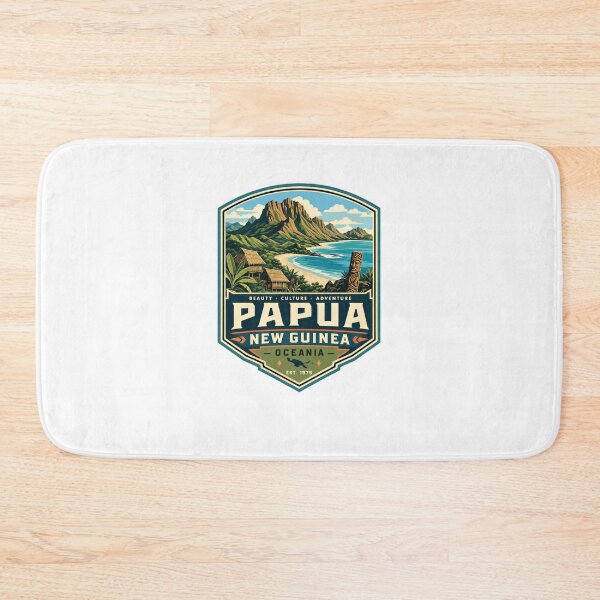 Item preview, Papua New Guinea Oceania Travel Souvenir Beauty Culture Adventure Est 1975 designed and sold by Star3NowForMe.
