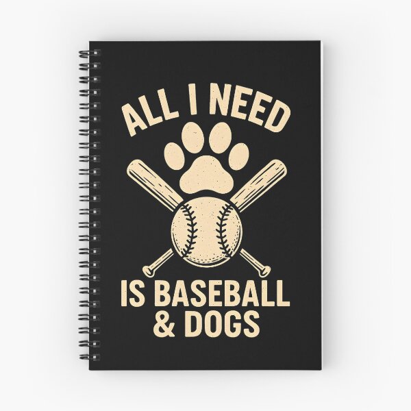 Item preview, All I Need Is Baseball And Dogs Vintage Sports Pet Lover designed and sold by Photo-Sphere101.