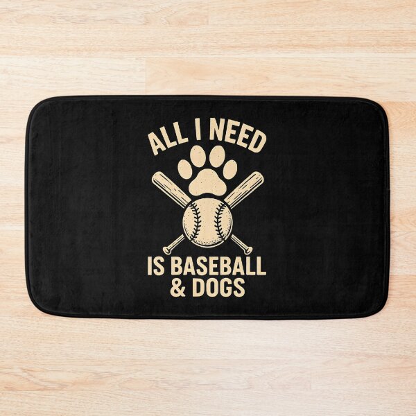 Item preview, All I Need Is Baseball And Dogs Vintage Sports Pet Lover designed and sold by Photo-Sphere101.