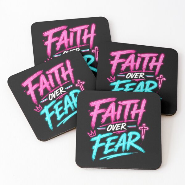 Item preview, Faith Over Fear Neon Christian Streetwear designed and sold by PrayWear.