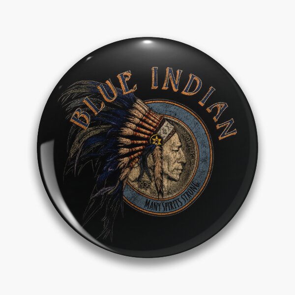 Item preview, Vintage Widespread Panic Blue Indian WSP! designed and sold by emilysahrelove.
