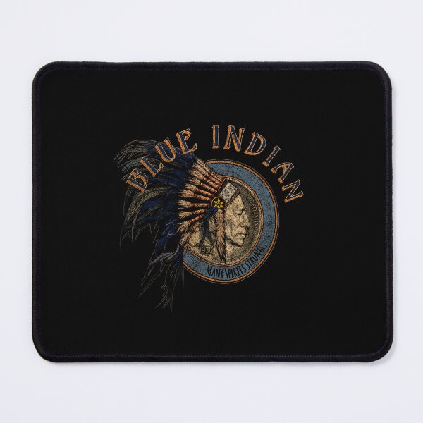 Item preview, Vintage Widespread Panic Blue Indian WSP! designed and sold by emilysahrelove.