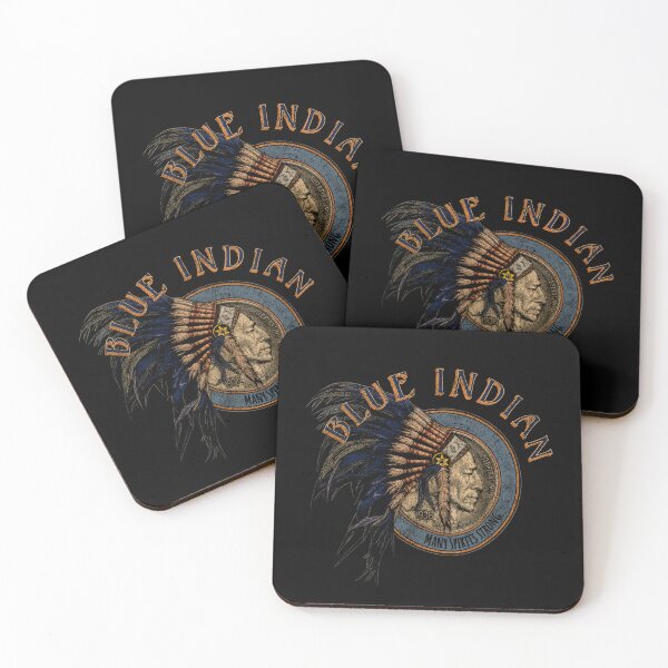 Item preview, ¡Vintage Widespread Panic Blue Indian WSP! designed and sold by emilysahrelove.