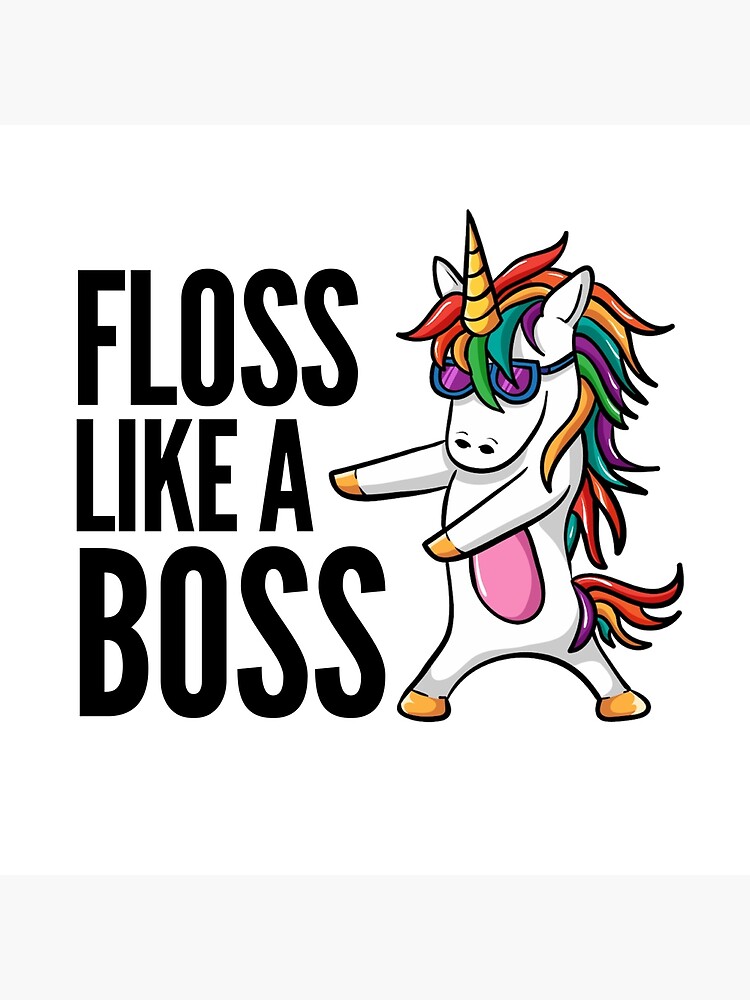 unicorn floss like a boss