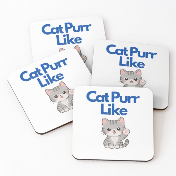Item preview, Cute Purring Cat – Kawaii Gray Tabby Kitten designed and sold by PrintforDesign.