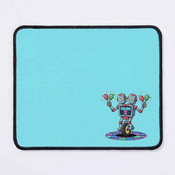 Item preview, Gemini Zodiac Retro Twin Robot on Unicycle designed and sold by Rare By Hero.