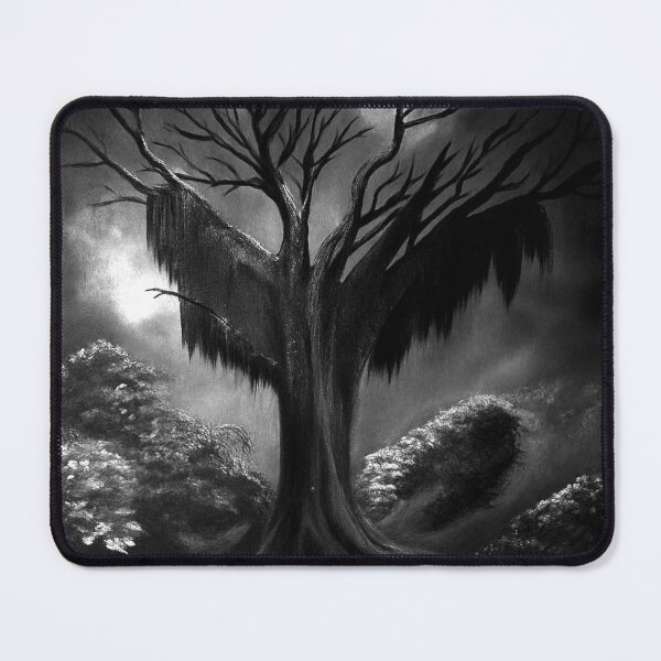 Item preview, black and white forest tree designed and sold by RavenDubhartist.