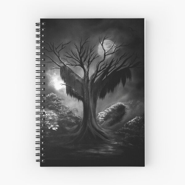 Item preview, black and white forest tree designed and sold by RavenDubhartist.