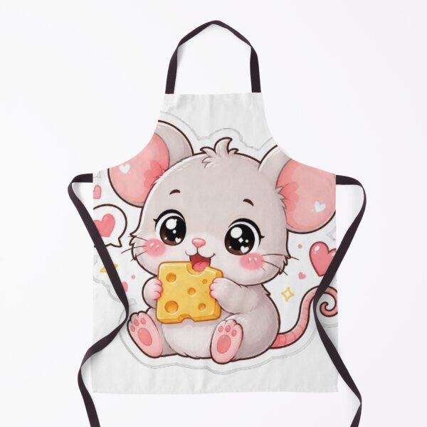 Item preview, Cute Kawaii Mouse Eating Cheese Sticker | Adorable Mouse Sticker | Funny Cheese Lover Sticker | Cute Animal Sticker designed and sold by Vegasstickers.