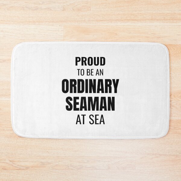 Item preview, Proud to be an Ordinary Seaman at Sea (Black) designed and sold by ShipCrewNation.