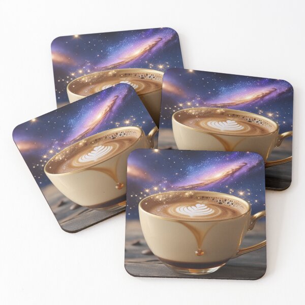 Item preview, Cosmic Galaxy Coffee Cup – Magical Latte Art in a Dreamy Universe. designed and sold by fbtrisha.