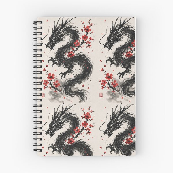 Item preview, Mystic Black Ink Dragon Traditional Asian Art designed and sold by Ink-verse-.