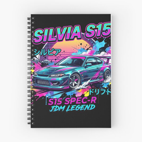 Item preview, Nissan Silvia S15 Spec-R Drift - Synthwave JDM Art designed and sold by Karlitox1988.