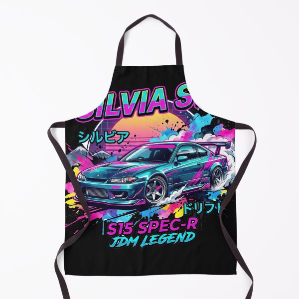 Item preview, Nissan Silvia S15 Spec-R Drift - Synthwave JDM Art designed and sold by Karlitox1988.
