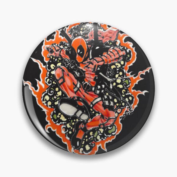 Item preview, Deadpool Silhouette Minimalist Art - Merc With A Mouth Graphic Design LIMITED EDITION designed and sold by NewVision-Shop.