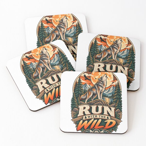 Item preview, Run With The Wild Wolf designed and sold by CodePaws Creations.